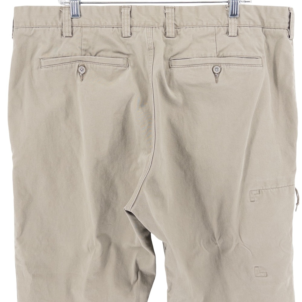 Duluth Trading Co Mens 42x30 Flex Ballroom Khakis Pants Tan Workwear Utility - Picture 7 of 16